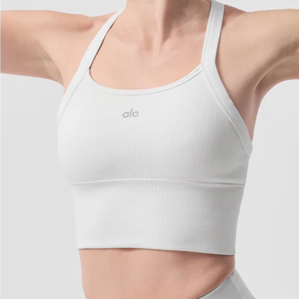 Alo Seamless Ribbed Favorite Bra Tank